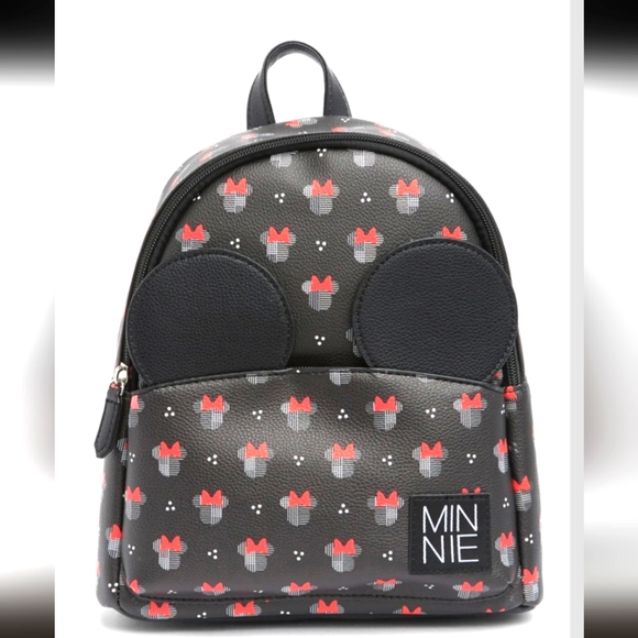 Disney Bags Brand New Disney Backpack Black Minnie Mouse Backpack